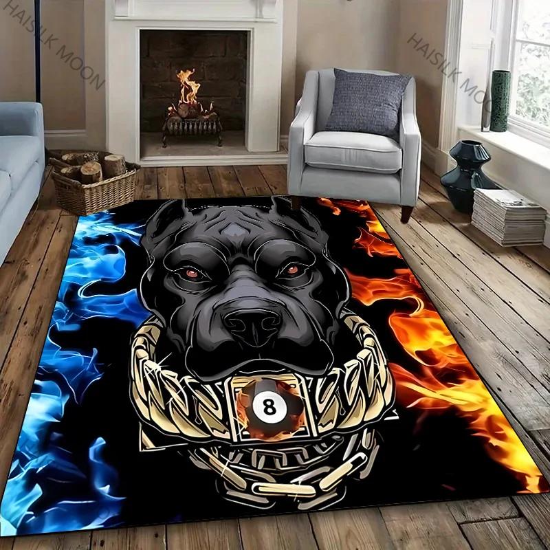 Новый ковер с принтом собаки Американский Булли АПБТ Питбуль! Противоскользящая Звукоизоляция, Коврик для Входной Двери в Гостиную Спальню, Ковер для Дивана