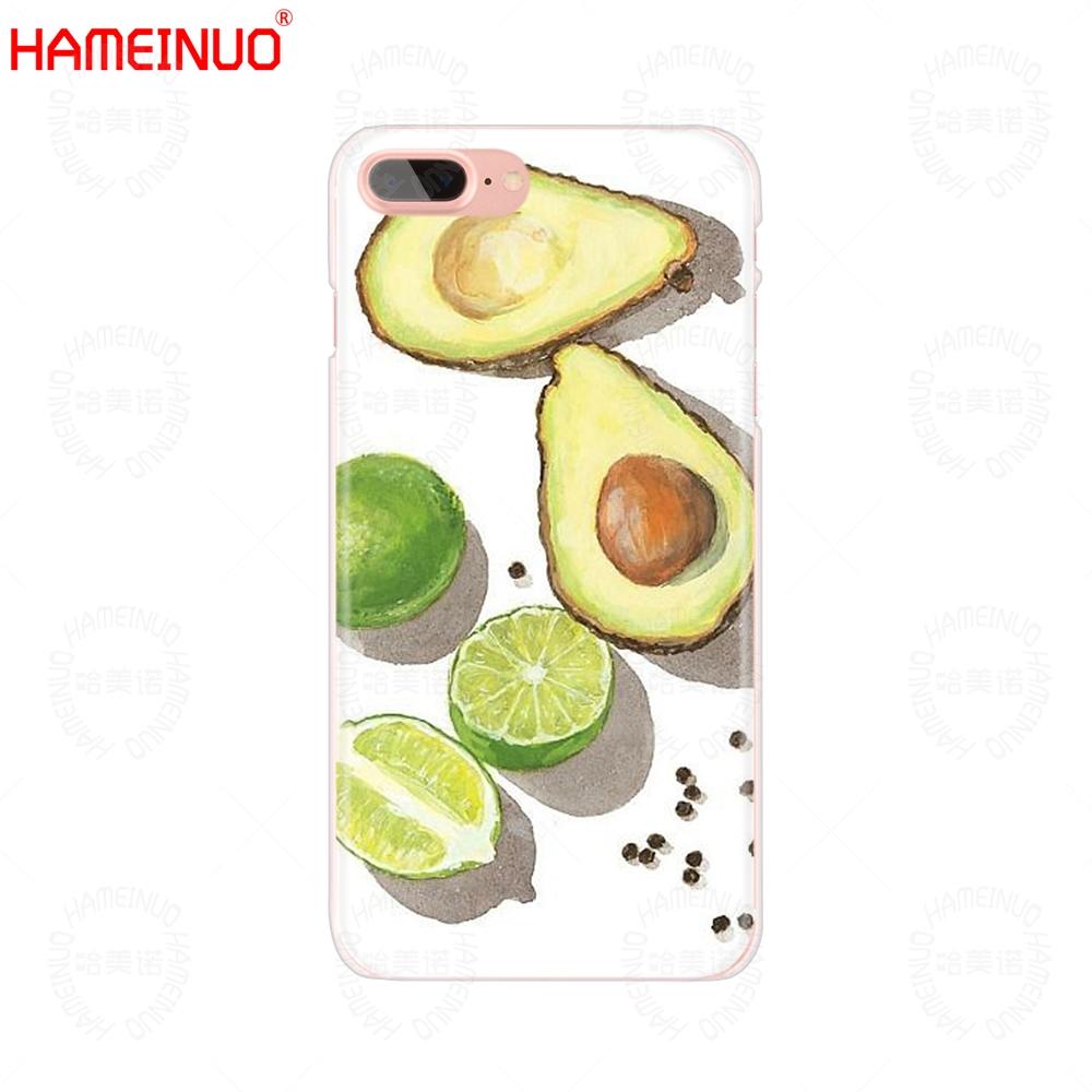 HAMEINUO чехол для мобильного телефона с авокадо и фруктовым рисунком для iphone X 8 7 6 4 4S 5 5S SE 5c 6s plus