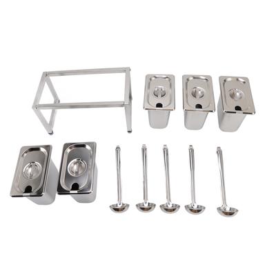 Стойка для контейнеров для специй, полированная зеркальная поверхность, органайзер из нержавеющей стали для кухни