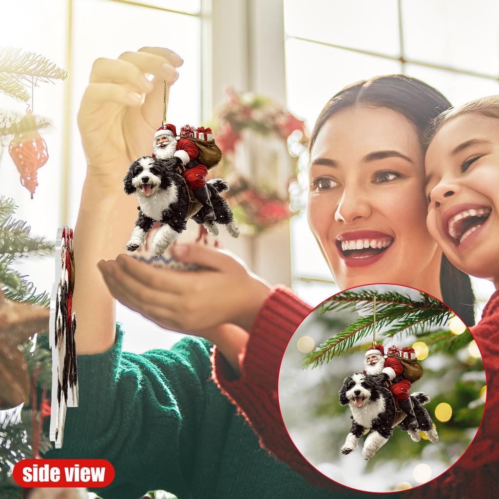 2D Рождественские украшения, Акриловая плоская елка, Домашний декор, Подвеска на елку