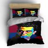 Colorful geometric face illustration. Bedding sets Duvet cover sets Duvet covers Pillowcases(1 * Duvet Cover 2 * Pillowcases without duvet insert)