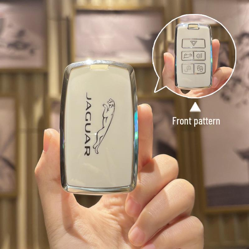 Стильный чехол для ключа Jaguar XFL/XEL/F-Pace/F-Type/E-Pace/XE с пряжкой для женщин