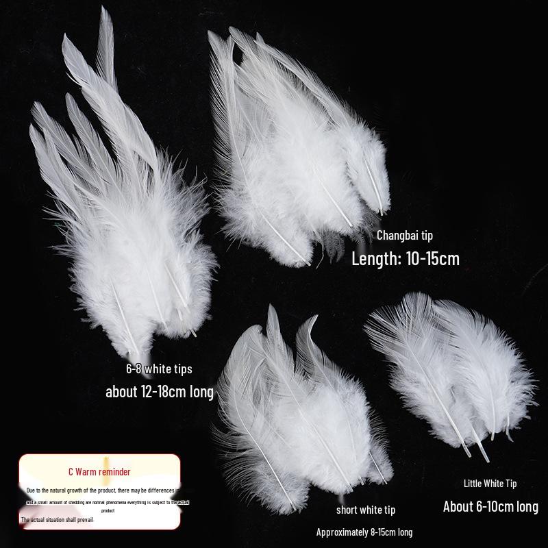 White Feathers for DIY Handmade Clothing & Jewelry Accessories