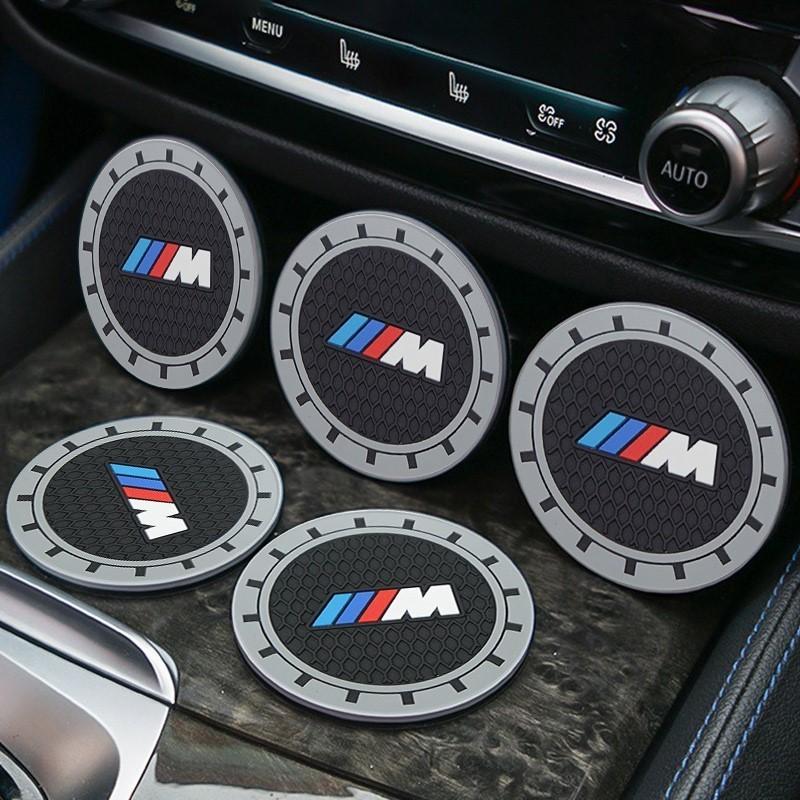 Silicone Car Coaster Mat Interior Water Cup Pad Cushion For BMW X1 X3 X5 X6 X7 1 3 5 7 Series E70 E87 F40 F48 G20 G30 G32 i7 cyfp80 kymb4