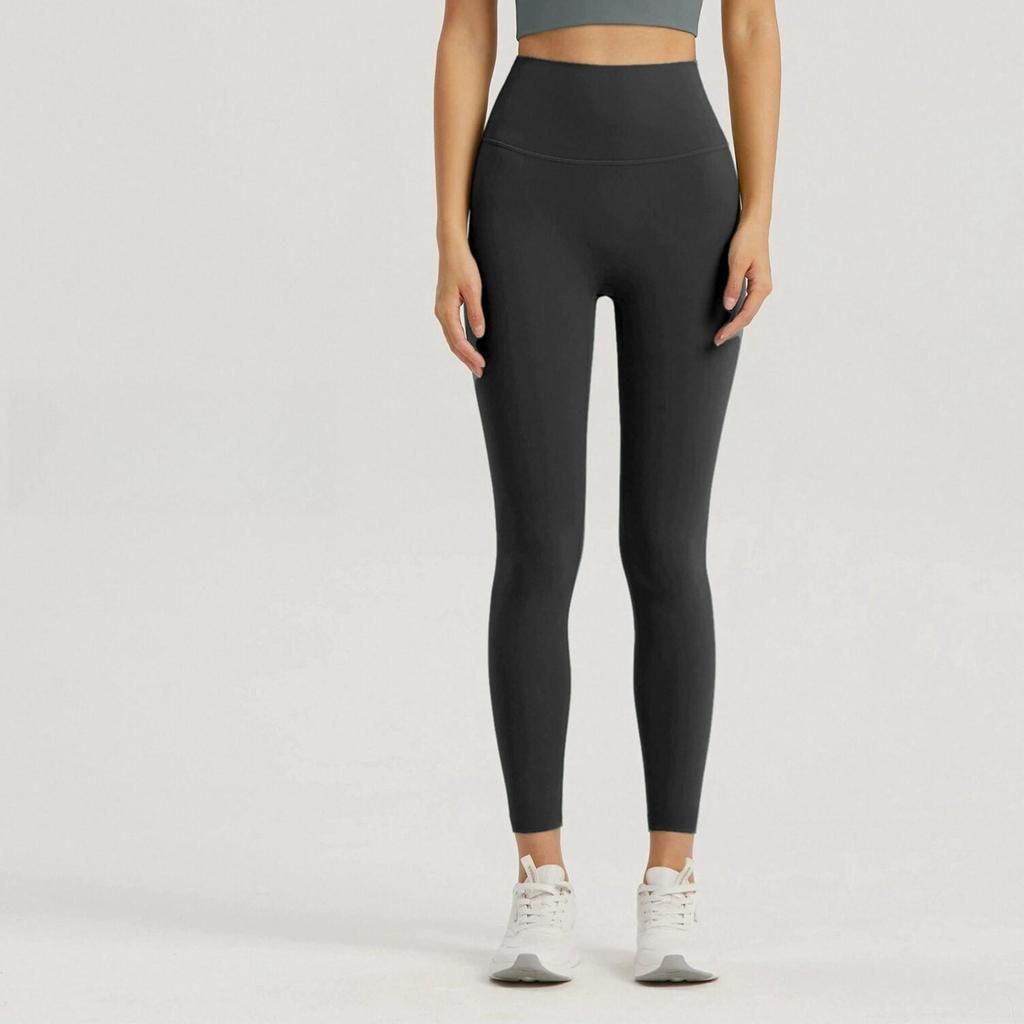 Женские эластичные брюки для йоги телесного цвета с эффектом подтяжки бедер - бесшовные, в стиле Spot Shark