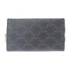 CELINE  4M1622CZJ-04LU Pouch Brown/black Calfskin Women