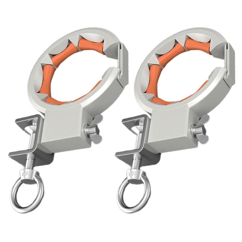 Industrial Bridge Cable Guide Tool 65mm Wide Smooth Roller 330 Degree Adjustable Clamp For Construction Wiring