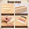 Book Press Kit Wood Book Binding Tool Effective Bookbinding Press Kit Multifunctional Bookbinding Supplies for DIY Crafts Home