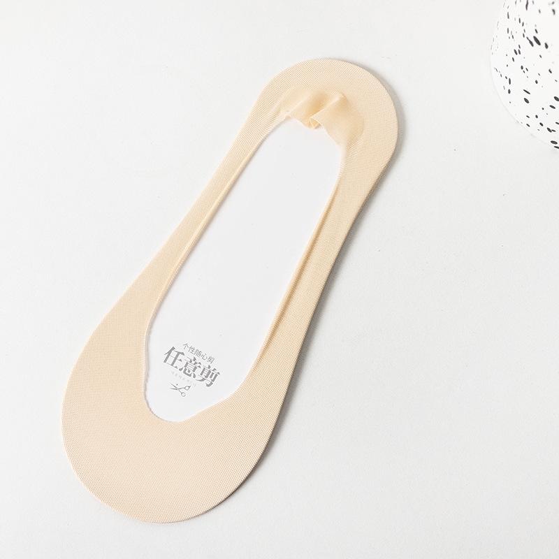 Женские ультратонкие низкие невидимые хлопковые носки с силиконовой противоскользящей вставкой для туфель на высоком каблуке