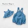 Set Denim Hat Baby Spring and Summer Clothes Light [lua Citron] 2-piece Overalls, Rompers, Set, Coveralls, Boys, Girls, Spring, Summer, Autumn,