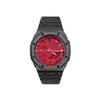 CASIO Unisex Liquid Crystal,Analog Dual Display Series Red Watch GA-2100-4A(Watch1--)
