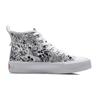Disney X Li Ning Comfortable Versatile Durable Breathable High-Top Canvas Shoes Women Sneakers Black White AGCP338-5