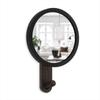 Umbra Hub Mirror Black and Walnut Interior Clothes and Hat Wall Wall Living Item 2318410048 Hook, Single, Wood, Hook, Simple, Non-Slip, Hook, Mount,