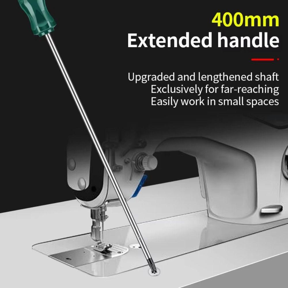 Portable 400mm Torx Screwdriver with Hole T15 T20 T25 T30 Repair Screw Driver High Quality Home Repair Hexagon Screwdriver