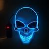 Светящаяся LED маска на Хэллоуин Призрак Череп