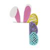 Easter Bunny Door Corner Decoration Farmhouse Rustic Colorful Egg Carrot Rabbit Ears