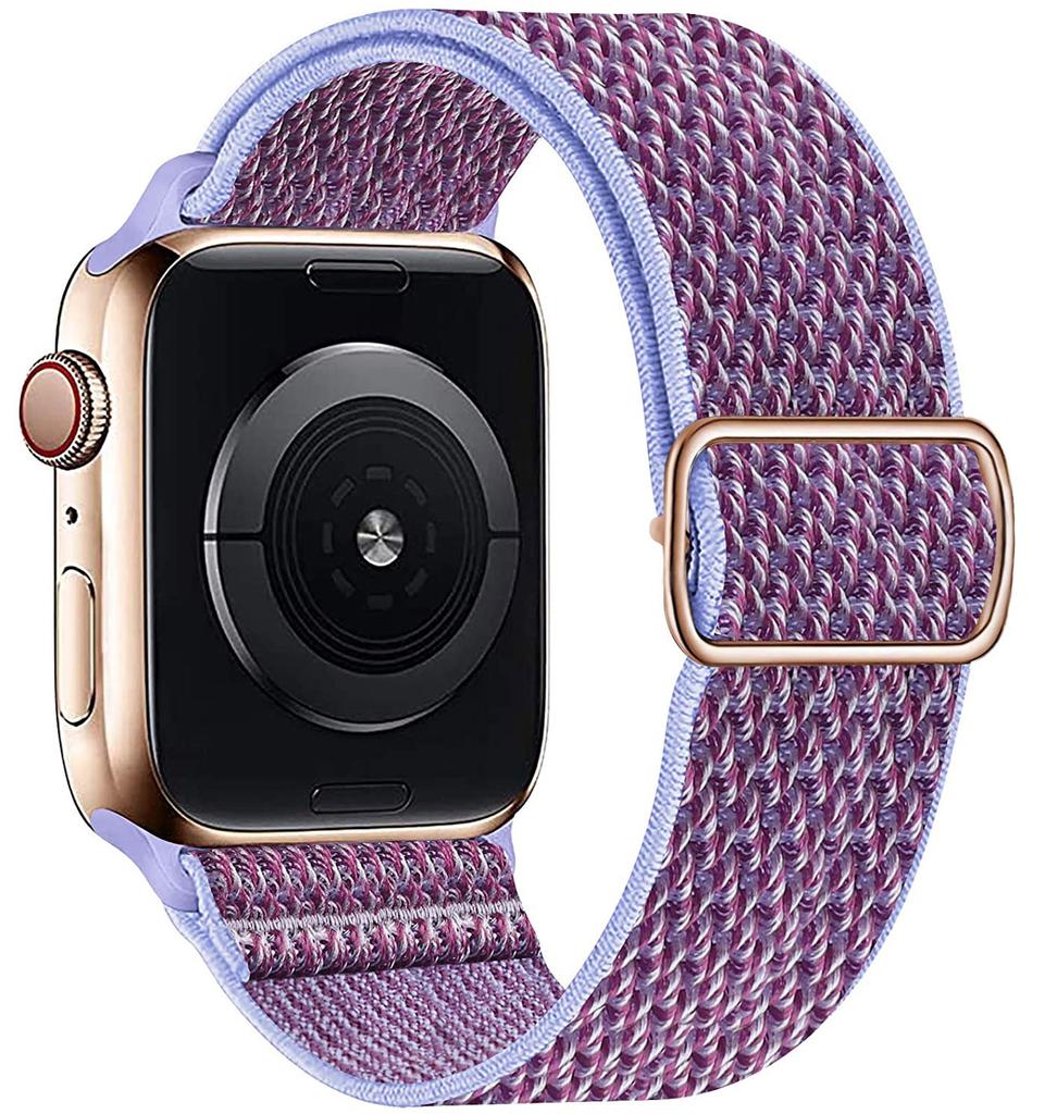 Эластичная петля Solo Loop, совместимая с ремешками Apple Watch 44 мм, 42 мм, 40 мм, 38 мм, регулируемый эластичный спортивный нейлоновый ремешок для серии iWatch