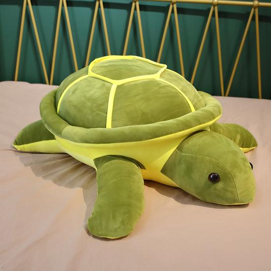 Yousheng Turtle Doll Soft Pillow Various Sizes Healing Turtle Shape Plush Toy Bed Back Cushion Desktop Ornament