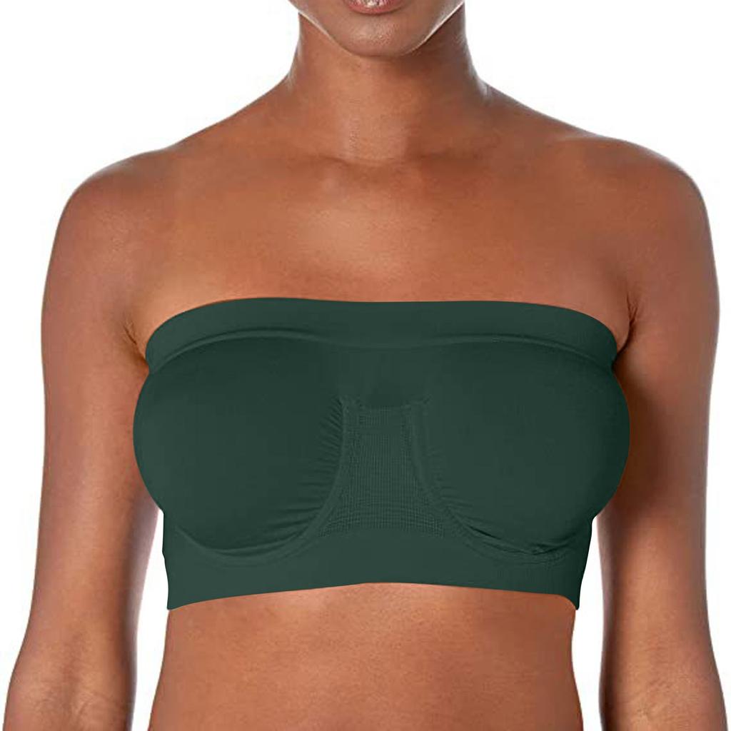 Stretch Strapless Bra Fashionable Summer Strapless Bra Suitable For One-Shoulder Tops