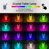 Cool Reflexed Roses Crystal Dia Mond Lamps And Home Decorations Bedroom Lights Touching Control Rose Crystal MAGIC Cristal Rgb