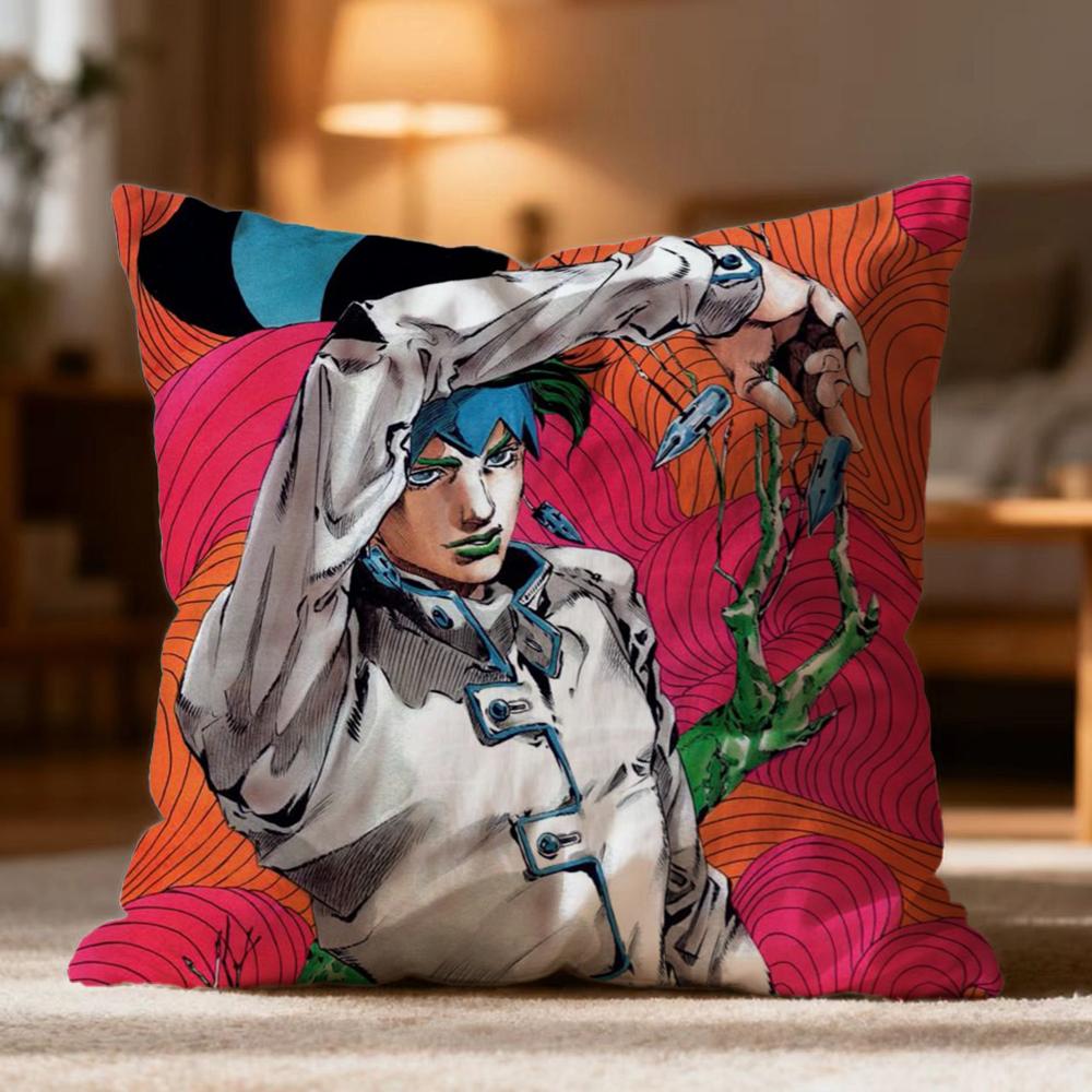 Горячая Наволочка J-JJoJo's Bizarre Adventure Мягкая Стираемая Наволочка Многоцелевая для Дивана Кровати Путешествий Офиса