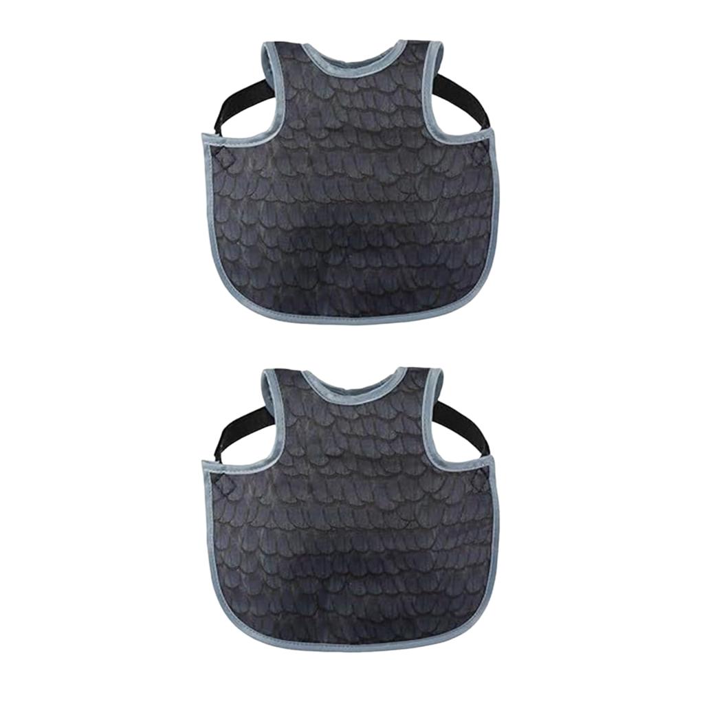 2PCS Poultry Garment Protectors Strong Water Design Minimizes Pecking Injury Without Hen Separation Chicken Saddles for Back Protections