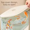Non-slip Tissue Box Transparent Desktop Fish Tank Multi-Functional Storage Box  Bedroom