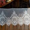 3Meter/Lot 30cm Width Black White Eyelashes Lace Trim Fabric Flower DIY Craft Wedding Dress Clothing Bra Lace Material Handmade 1 Order