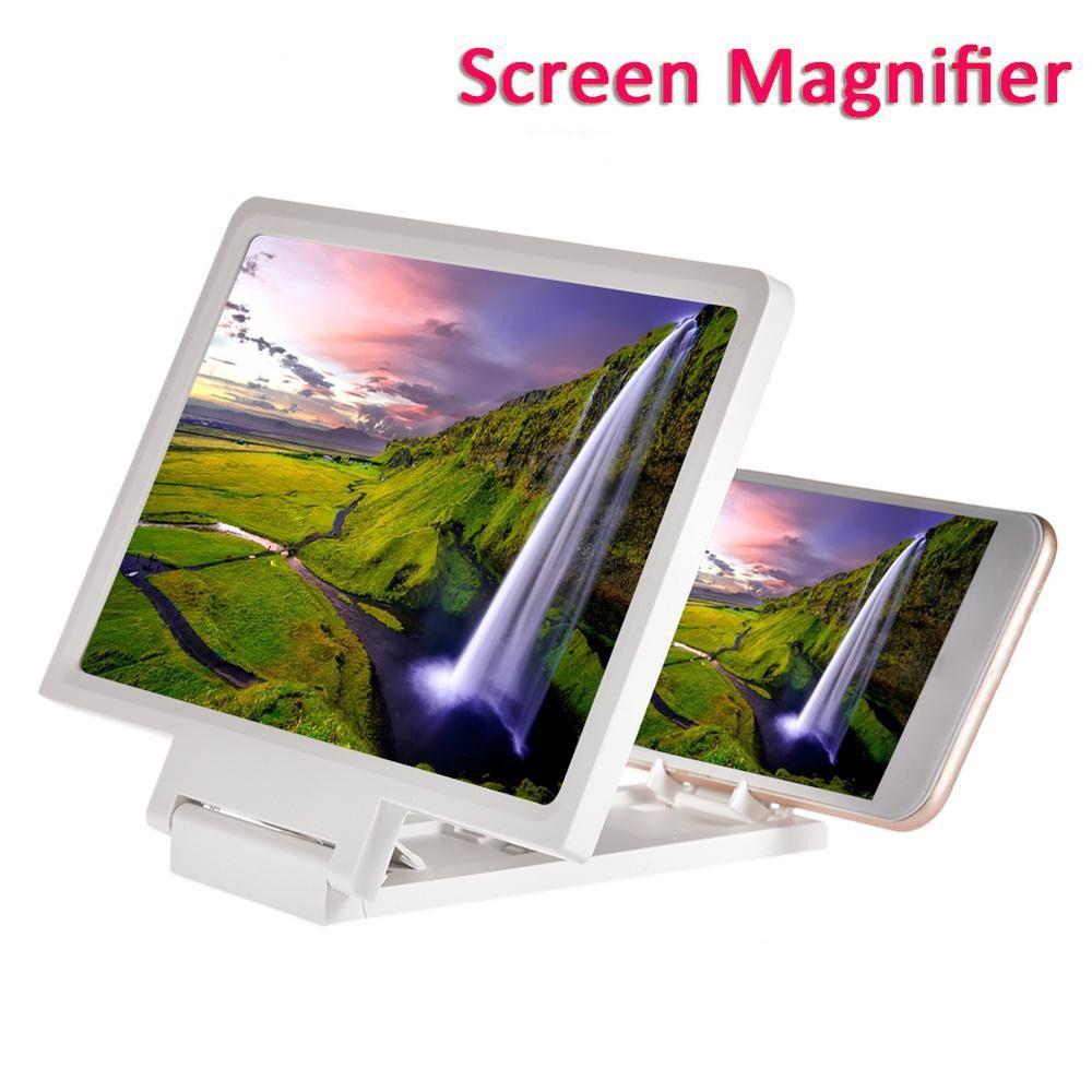Stand Bracket Folding Screen Magnifier 3D Glass Mobile Phone Holder Enlarged