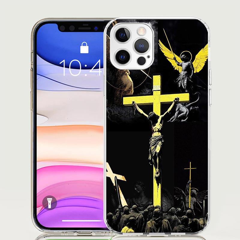 Son Of God Jesus Cross Holy Light Phone Case For iPhone 18 17 Air 16 15 Plus 11 14 Pro Max 13 Mini 12 7 8 + SE Pattern Art Customiz