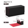 GOWTHHRT Card Deck Box, Deck Case for Trading Cards and Card Games, Magnetic, Vertical Storage, PU Leather, Card Loader, Large Capacity, Multi-functio