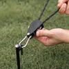 1 Set Tent Fixed Buckle Pulley Tensioner Adjustable Rope Fastener Ratchet Hangers Lights Lifting Camping Awning Wind Rope