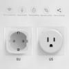 Tuya Smart WiFi Socket 16A EU Power Plug Adapter Голосовое дистанционное управление Smart Switch Outlet Работает с Alexa Echo Google Assistant