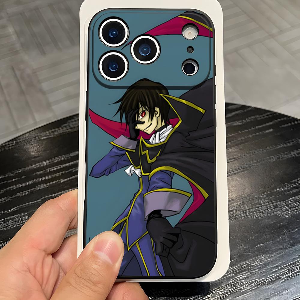 Аниме Логотип Code Geass Чехол для Телефона Для IPhone 17 Pro Max 16 15 14 Pro Max 13 11 X Xs Xr 8 7Plus Силиконовый Чехол