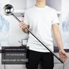 304 Long Stainless Steel Spoon Spatula with Long Handle Canteen Large Soup Spoon Porridge Spoon Soup Kitchen Cooking Spoon Shell