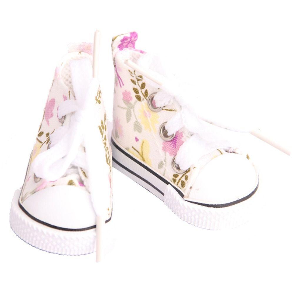 Cute Doll Mini Canvas Shoes Mini Doll Sneakers Doll Casual Canvas Shoes  Girl Toy