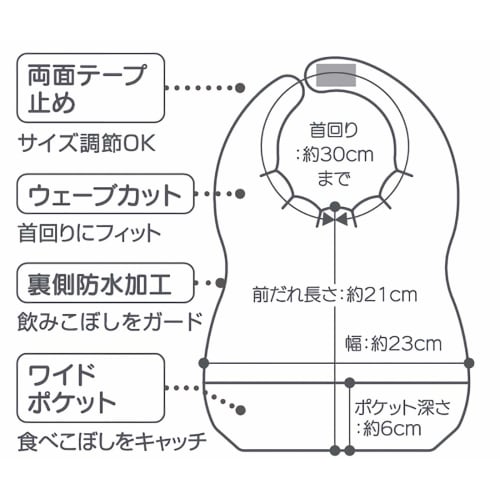 Skater Apron Disposable Baby Apron Bib Winnie the Pooh FBEP1