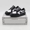 DH2482-101 PEACEMINUSONE × Kwondo 1 G-Dragon Панда Кожаное Классическое Платье с Перфорацией