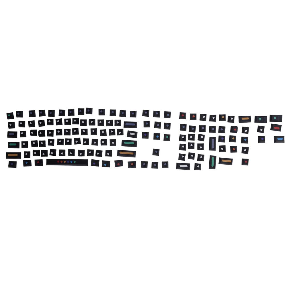 Механическая клавиатура Dot Keycap Dye Sublimation, совместимая с 6164688796104108White