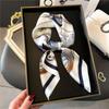 70*70cm Silk Shawl Square Printed Scarf Women Satin Neck Hair Band Soft Neckerchife Kerchief Bandana Foulard