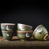 Japanese Style Ceramic Retro Chinese Kung Fu Tea Cups Handmade Rough Personal Master Cup Tea Cups Drinkware Wine Mug Water Mugs