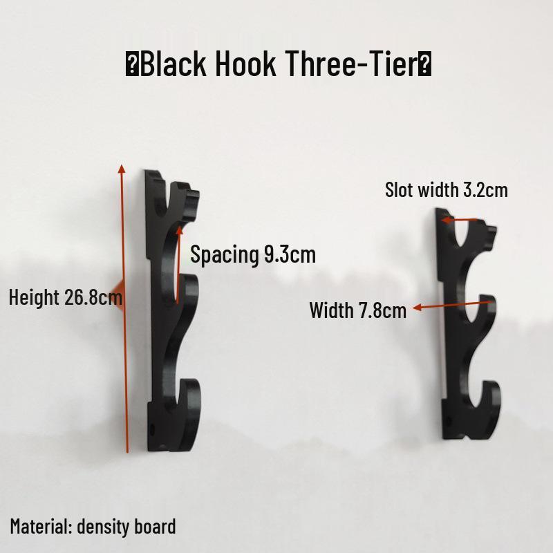 Регулируемая настенная стойка для мечей, ножей и музыкальных инструментов