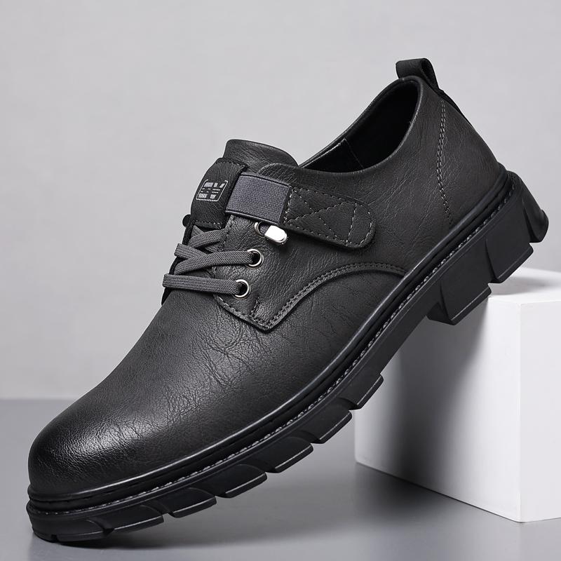 Summer Hollow Men Leather Shoes Breathable Sandals Fashion Hand-made Light Soft Breathable Men Casual Perforated Non-slip Formal