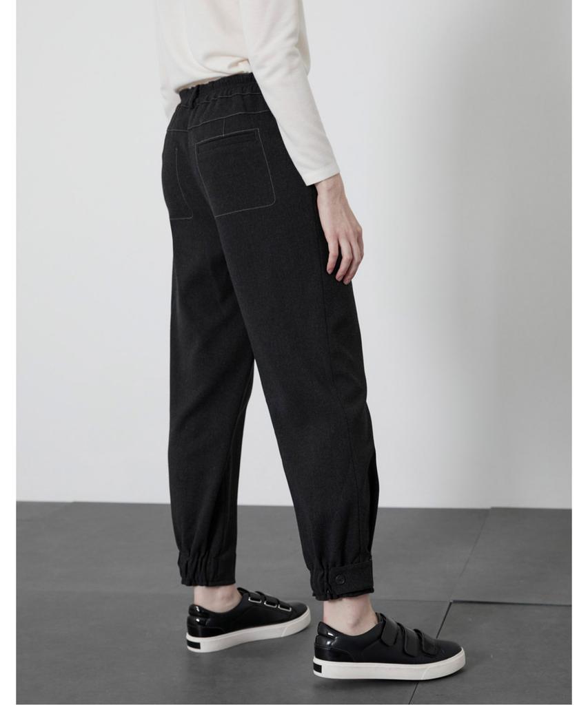 VVOLIVIA Contrast Stitch Jogger Pants_Vvcdlyw9431