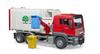 BRUDER MAN Side Opening Garbage Truck RED BR03761