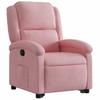 Recliner Chair with Lift Assist Pink Velvet