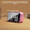 Large Mirror Alarm Clock Rechargeable Electronic Clock Smart LED Display Clock  Travel