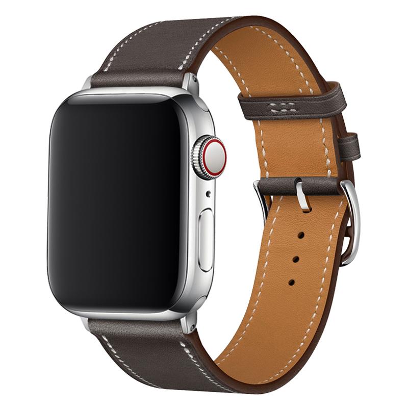 Ремешок для часов Кожаный ремешок для Apple watch band 44 мм 49 мм 45 мм 41 мм 38 мм 42 мм 40 мм деловой кожаный браслет iWatch series Ultra 8 7 6 se 5 3