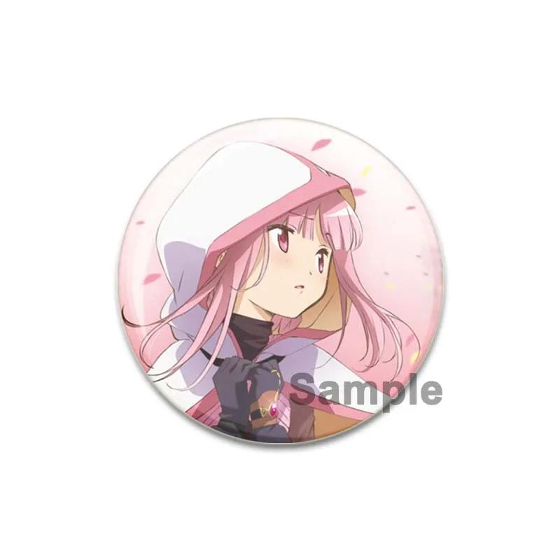 32/44/58 мм Puella Magi Madoka Magica Pin Милая аниме-фигурка Homura Miki Sayaka Брошь Значок для косплея Рюкзак Обувь Ювелирные изделия Аксессуары Подарки