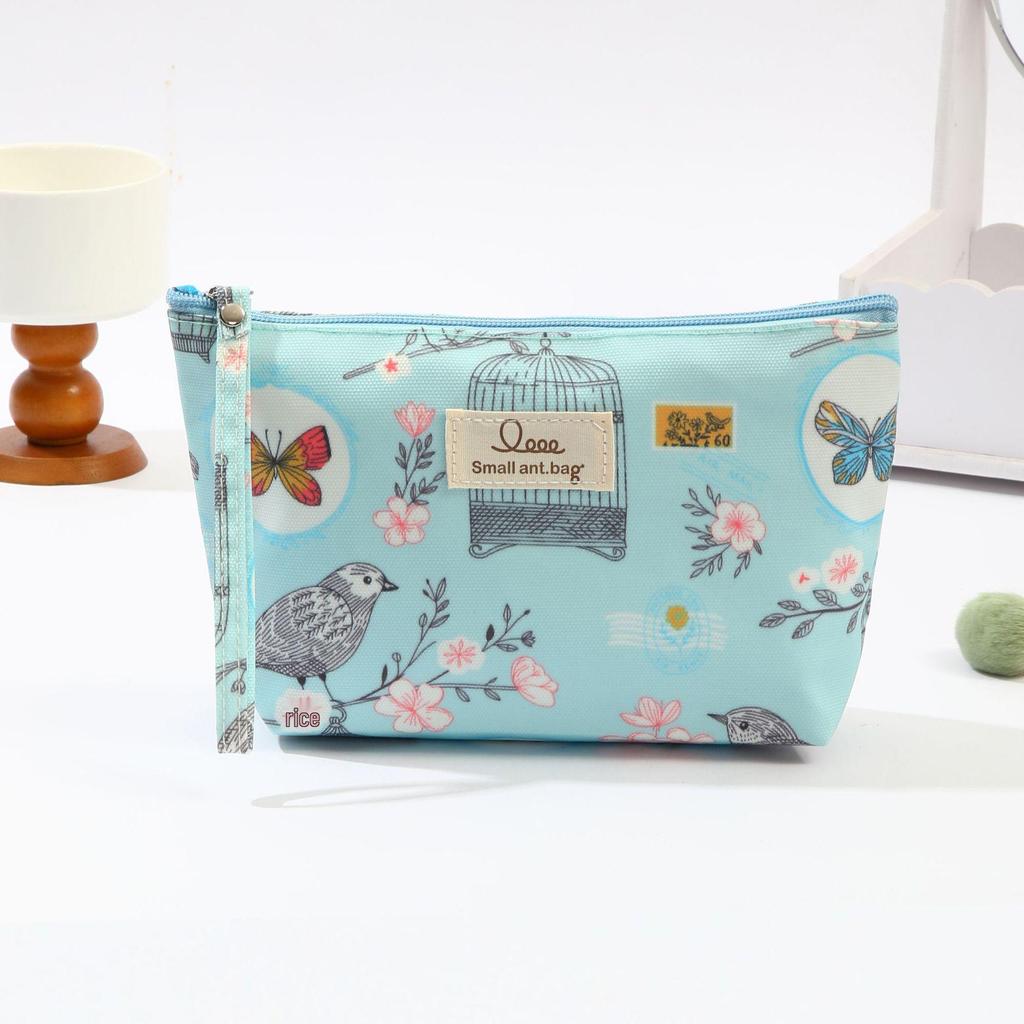 Водонепроницаемая дорожная сумка для макияжа и туалетных принадлежностей с принтом и молнией для женщин